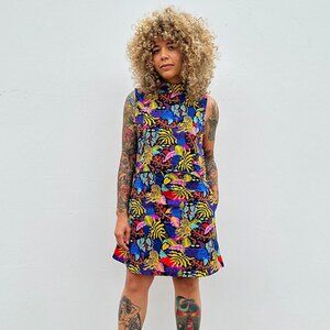 Nooworks Airliner Dress in Tropi Trip - Size L